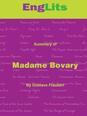 cover image of EngLits: Madame Bovery